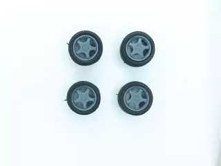 4 roues 5 branches ø15.50mm - 3D CREATIVE - 1:43