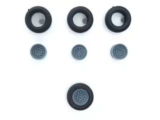 4 roues Gotti ø15.20 mm - 3D Creative - 1:43