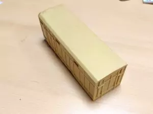En l'état : Caisse de transport - Résine - 1/43