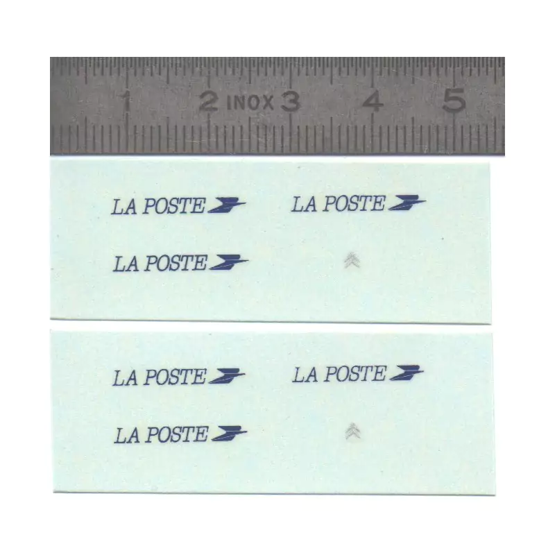 Décalcomanie - LA POSTE + Logo Citroën - Ech 1:43 |Pièces et kits p...