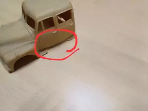 En l'état : Cabine CITROËN - N°720-4 - Résine - 1:43