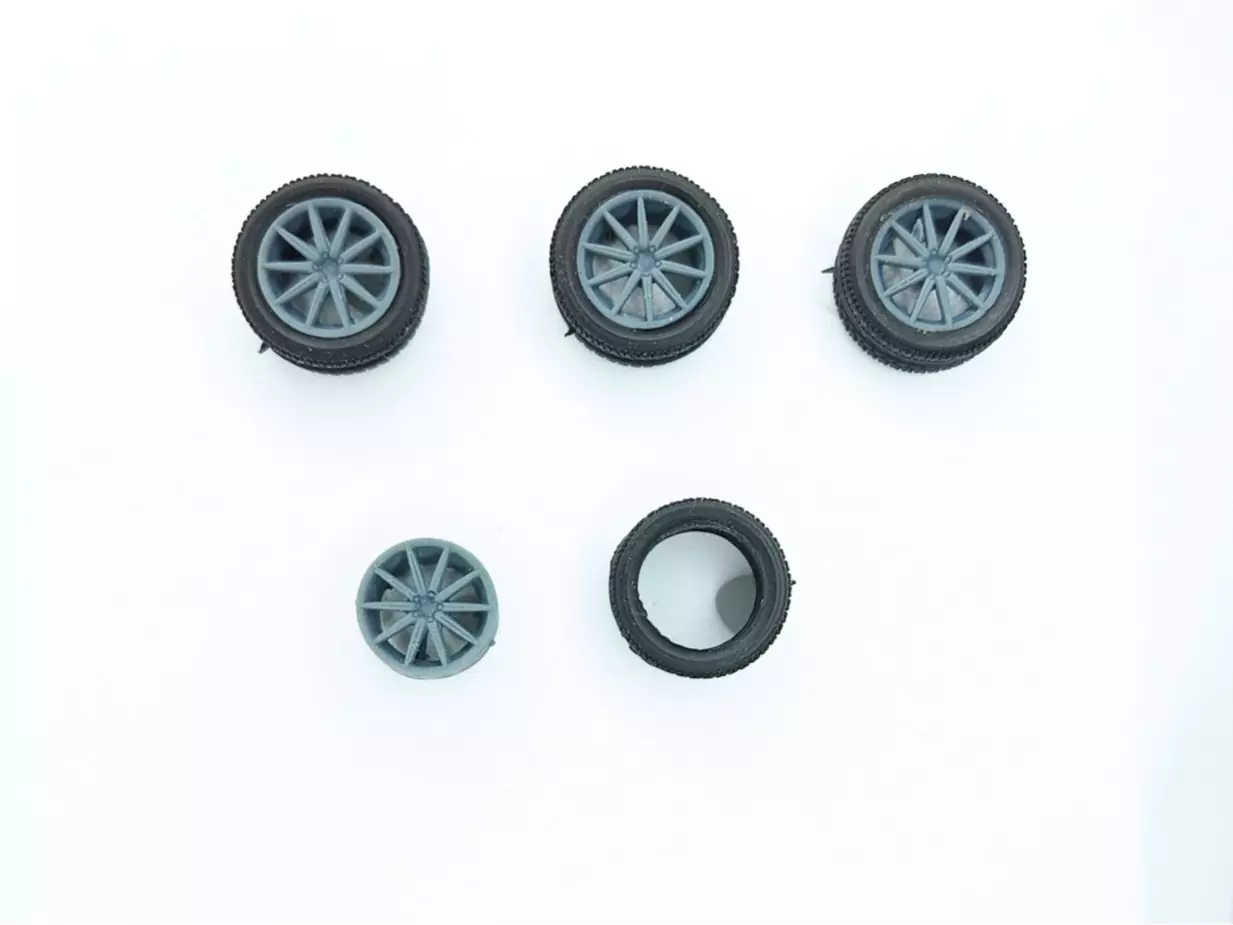 4 roues Alfa Romeo - 3D CREATIVE - 1:43