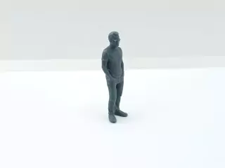 Diorama : Homme debout avec lunettes H.42.70mm - 3D CREATIVE - 1:43