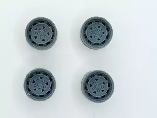 4 jantes 17" Lamborghini Espada 1974 - 3D CREATIVE - 1:43