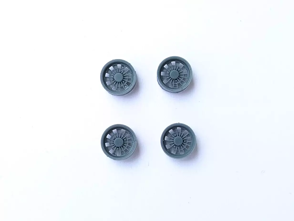 4 jantes ø8mm (type Delta Mics) - 3D Creative - 1:43