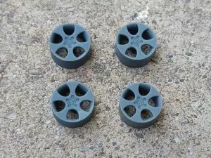 4 jantes (type Golf) ø10.60 mm - 3D CREATIVE - 1/43