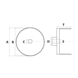 Lot de 5 Jantes en laiton + Nickelage ø10 X 5.90 - CPC PRODUCTION