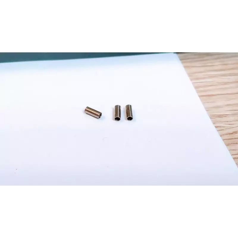 Sortie échappement ø2 X 5 avec pré-trou en laiton - Lot de 4 - CPC