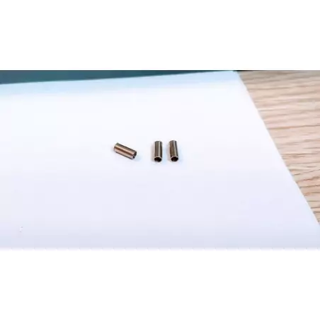 Sortie échappement ø2 X 5 avec pré-trou en laiton - Lot de 4 - CPC