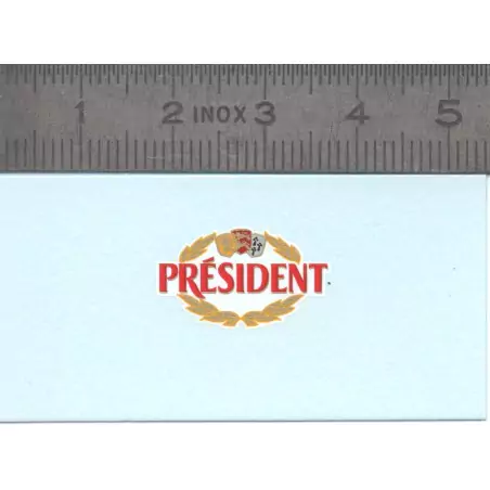 Décalcomanie "PRÉSIDENT" - Ech. 1:43 - Par 2