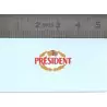 Décalcomanie "PRÉSIDENT" - Ech. 1:43 - Par 2