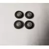 4 roues complètes pour fourgon OPEL Blitz - Ech. 1/43 - ø 19.40mm