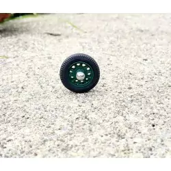 PANHARD - 4 roues complètes - Vert - Ech 1:43