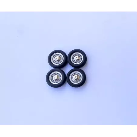 4 roues complètes - Diam. 14.40 - Ech. 1:43