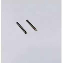 Axe percé sur un coté - Ø1.50 mm X 12 mm - Laiton traité - X2