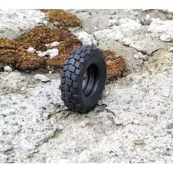 Pneus souples camions - Ech. 1:43 - Ø25 mm X Ép 7.30mm - à l'unité