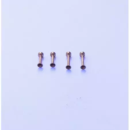 Trompette de Klaxon à peindre - 2 tailles - Laiton - X2