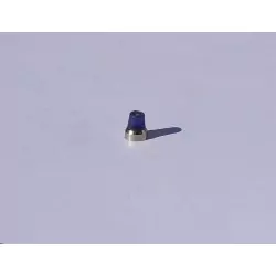 Embase ø5 en laiton chromé pour Gyrophare - Ech. 1:43 - X4