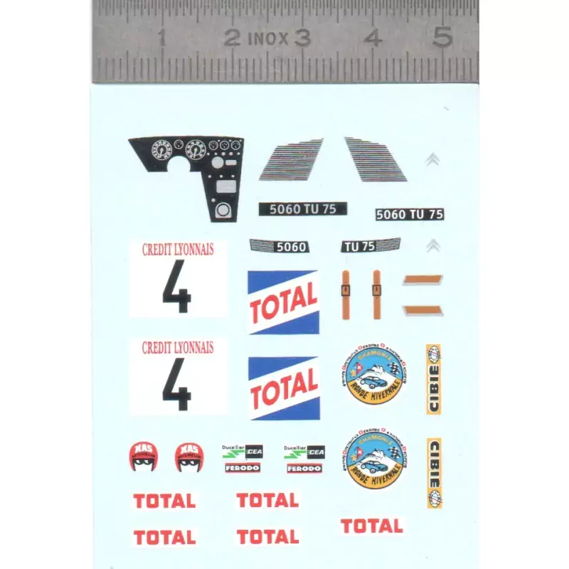 Décalcomanie - Citroën DS Proto - Chamonix - Ech. 1:43