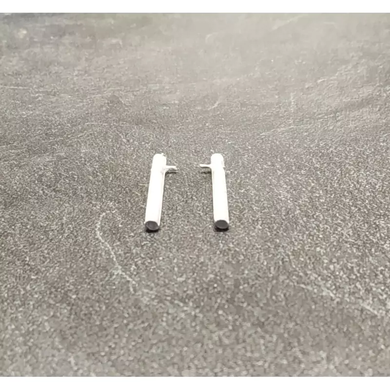 Sortie échappement Longueur 20 mm - White Metal - Ech 1:43 - X2