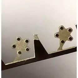 4 Inserts pour jantes - Ech 1/43 - ø4 mm