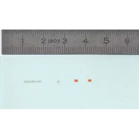 Décalcomanie - CITROËN XM - Ech. 1:43