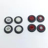 4 roues complètes Peugeot 402 - ø15.70 - Ech. 1:43