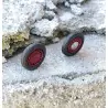 4 roues complètes Peugeot 402 - ø15.70 - Ech. 1:43