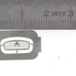 Calandre CITROËN 2CV - Photodécoupe - Ech. 1:43