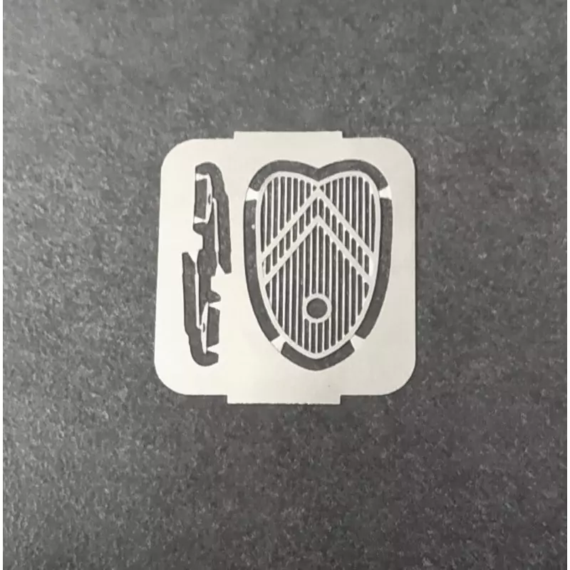 Calandre + Essuie Glace - CITROËN 2CV - Ech. 1:43 - Photodécoupe