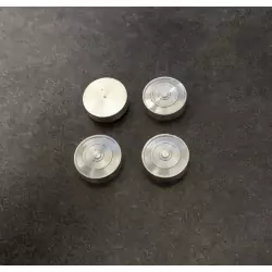 4 Flasques en Aluminium Ø 12mm X 3.50 mm - CPC