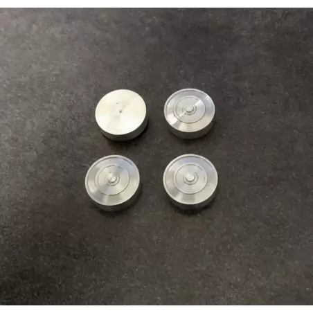 4 Flasques en Aluminium Ø 12mm X 3.50 mm - CPC