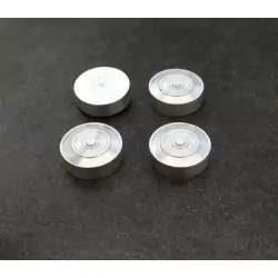 4 Flasques en Aluminium Ø 12mm X 3.50 mm - CPC