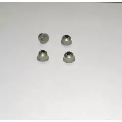 Embase ø4 en laiton traité gris - Ech. 1:43 - X4