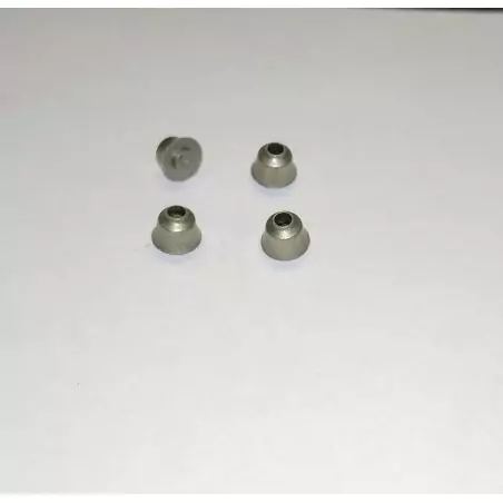 Embase ø4 en laiton traité gris - Ech. 1:43 - X4