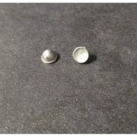 Phares X2 Ø 6mm - Ech. 1:43 - Metal blanc