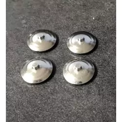 Inserts en laiton - Ø 11 mm - Ech. 1:43 - Traitement chrome - CPC