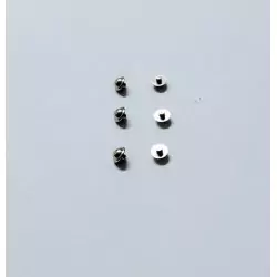 6 phares en laiton chromés ø2.60mm - Ech. 1:43 - CPC