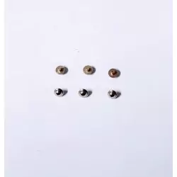 6 phares en laiton chromés ø2.60mm - Ech. 1:43 - CPC