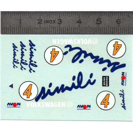 Décalques Volkswagen N°4+ Publicité - Ech 1:43