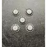 5 Inserts en White Metal - Ø 9 mm - Ech. 1:43