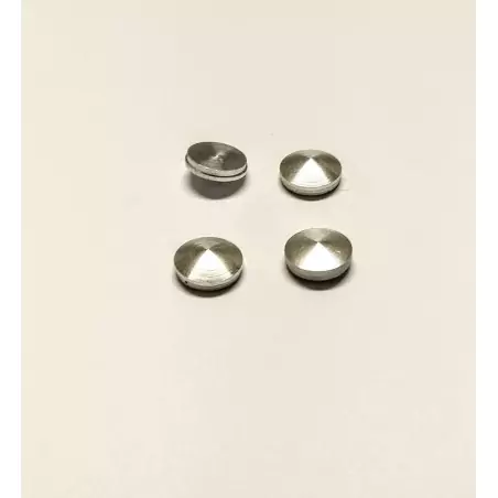 4 Inserts en aluminium- Ø 7.80 mm - Ech. 1:43