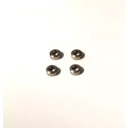 4 Embases ø3.50 en laiton traité - Ech. 1:43