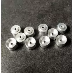 10 Jantes en aluminium Ø11.20mm X 7.60 mm