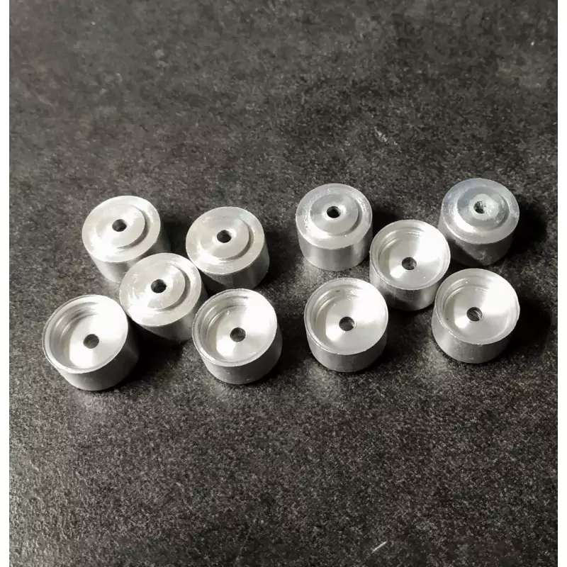 10 Jantes en aluminium Ø11.20mm X 7.60 mm