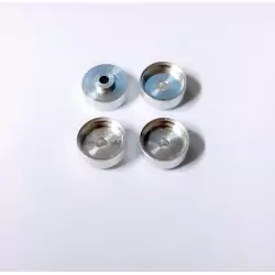 4 Jantes en Aluminium Ø 9.50 x 4.50mm - Ech 1:43 - CPC Production