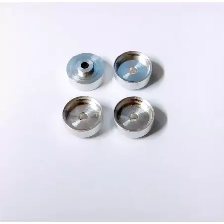 4 Jantes en Aluminium Ø 9.50 x 4.50mm - Ech 1:43 - CPC Production