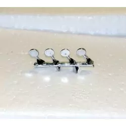 Phares X4 en White Metal Chrome - Ech. 1:43 - ø3.50mm