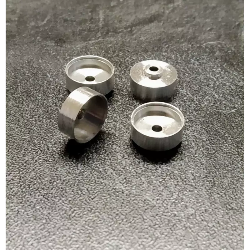 4 Jantes en Aluminium Ø 10.20 x 5mm - Ech 1:43 - CPC Production