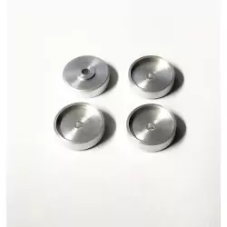 4 Jantes en Aluminium Ø 11.60 x 3.40mm - Ech 1:43 - CPC Production